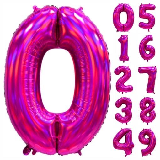 34&Quot; Shp Iridescent Pink Balloons