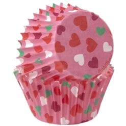 Mini Baking Cups Hearts 100CT
