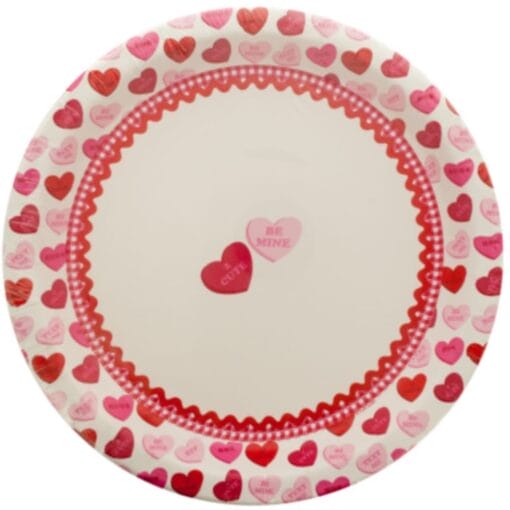 Sweet Greeting Plates 9&Quot; 8Ct