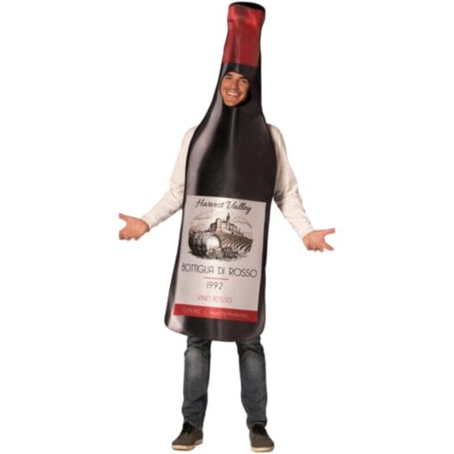Red Wine Bottle Costume Adult