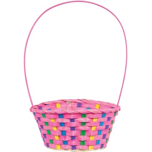 Easter Basket, Bambo Pink Small