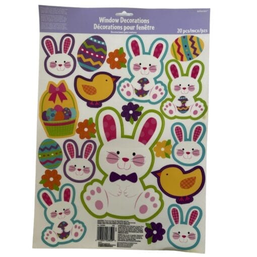 Easter Rabbit Window Clings