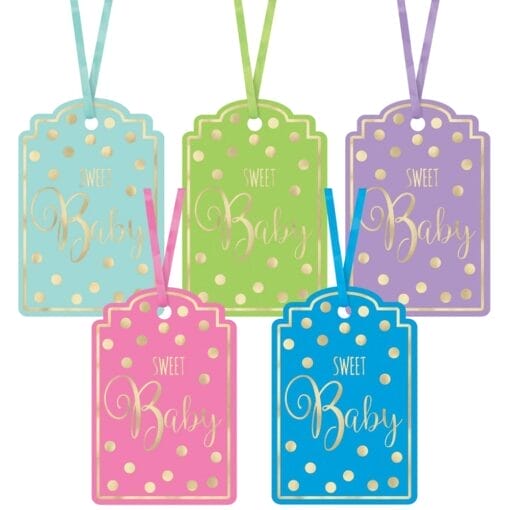 Baby Shower Tags Neutral Astd