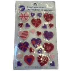 Icng Decorations Hearts 24CT
