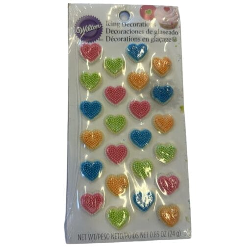 Icing Decoration Small Hearts 24Ct