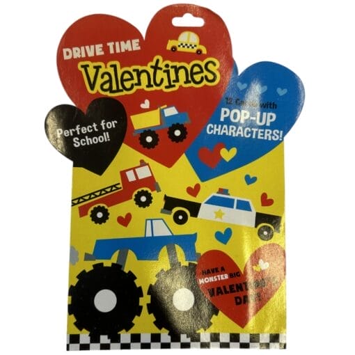 Valentines Pop-Up Astd Cards 12Ct