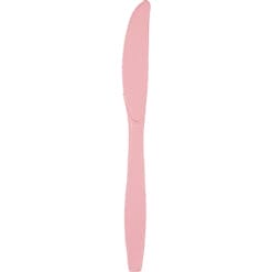 Classic Pink Premium Plastic Knives 24CT