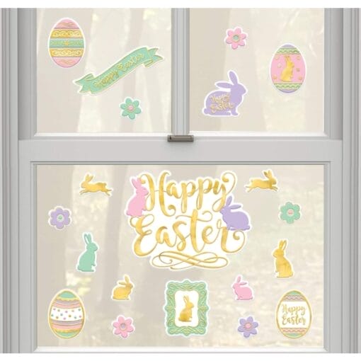 Easter Embossed Window Decorations
