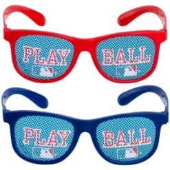 Glasses Printed MLB Play Ball 10CT