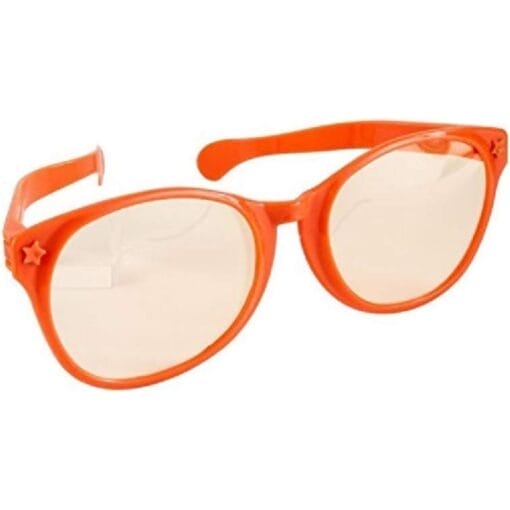 Orange Jumbo Glasses