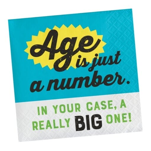 Age Humor Just A Number Napkins Bvg 16Ct