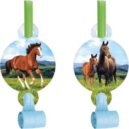 Horse &Amp; Pony Blowouts With Medallions 8Ct