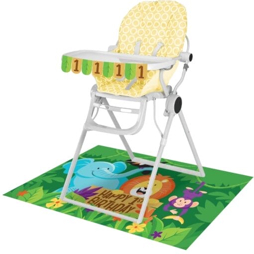 Jungle Safari 1St Birthday High Chair Kit