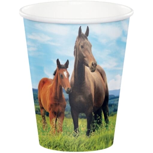 Horse And Pony Cups Hot/Cold 9Oz 8Ct