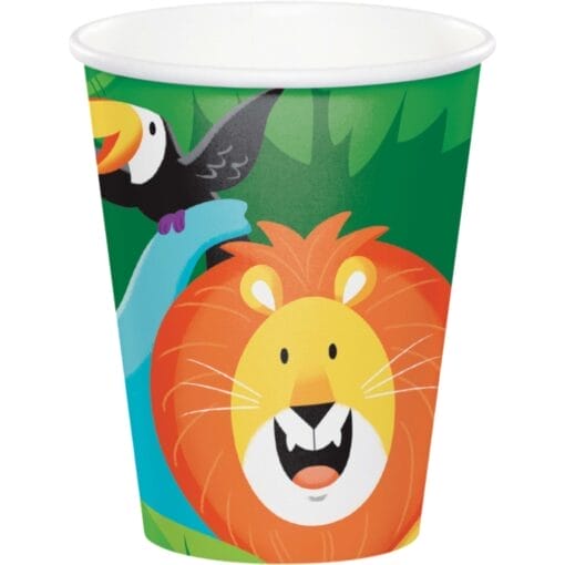 Junle Safari Cups Hot/Cold 9Oz 8Ct