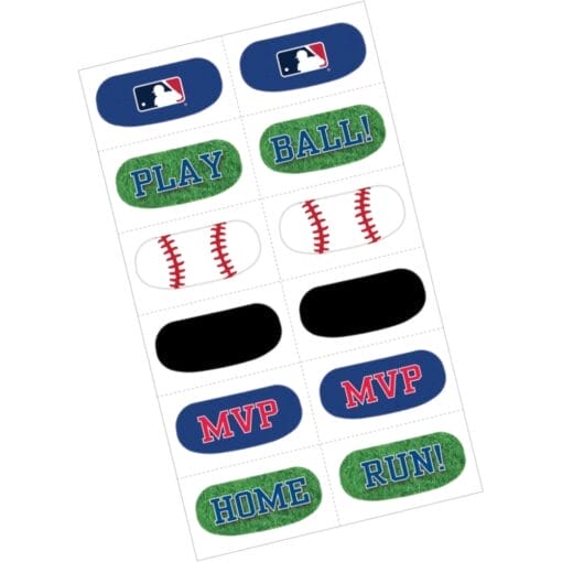 Mlb Face Tattoos 12Ct