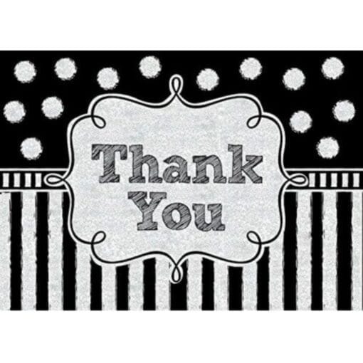 Chalkboard Thank You Cards 8Ct