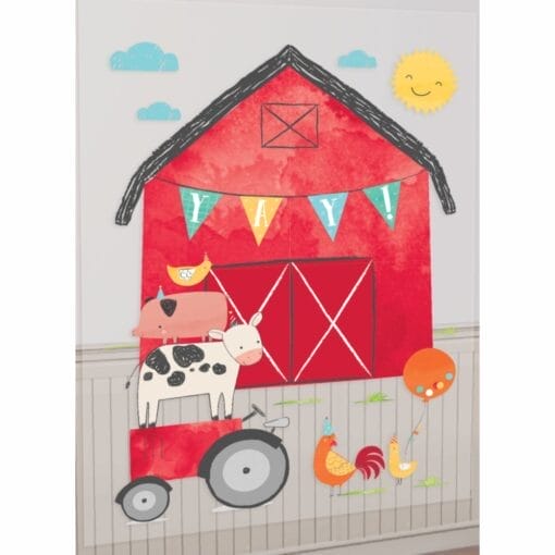 Barnyard Birthday Scene Setters® W/Props