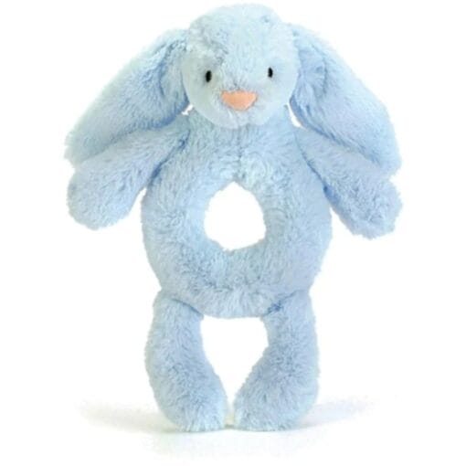 Bashful Blue Bunny Jellycat Rattle