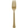 Gold Premium Plastic Forks 20CT