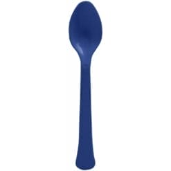 Navy Blue Premium Spoons 20CT
