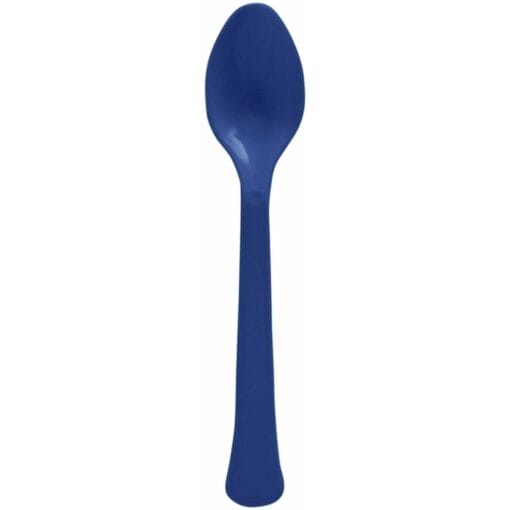 Navy Blue Premium Spoons 20Ct