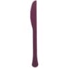 Maroon Premium Plastic Knives 20CT