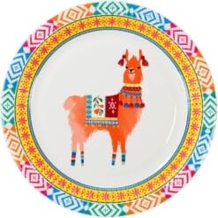 Boho Llama Plates 9" 8CT