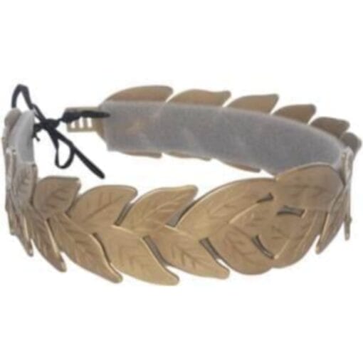 Greek Laurel Leaf Gold Headband