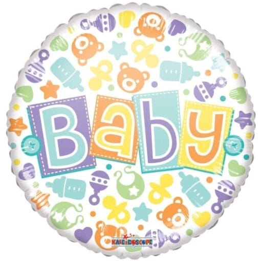 18&Quot; Rnd Baby Pastel Gelli Beans Balloon