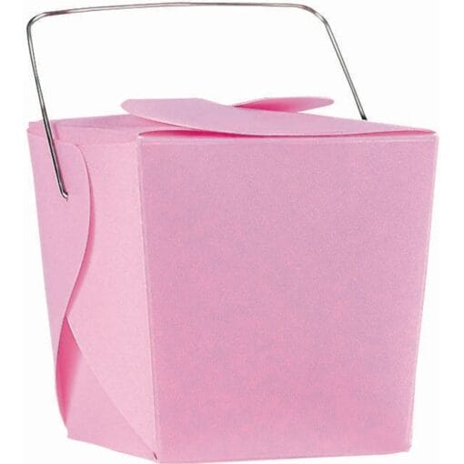 Pink Favor Pails Small 12Ct