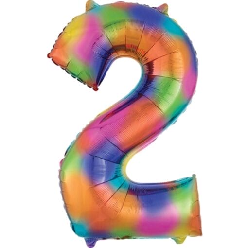 34&Quot; Nbr Rainbow Splash #2 Balloon