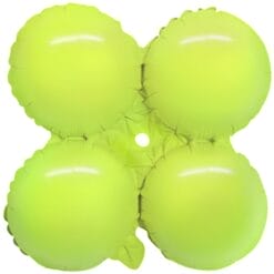 17" Quad Macaron Lime Balloon