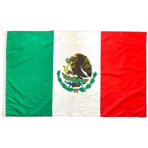 Mexico Flag 3Ft X 5Ft Polyester