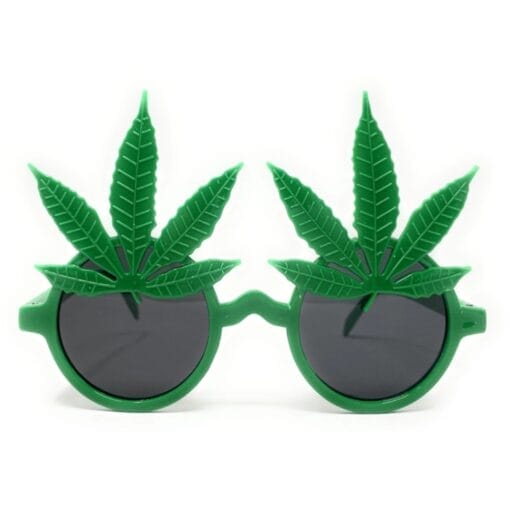 Marijuana Leaf Party Glasses