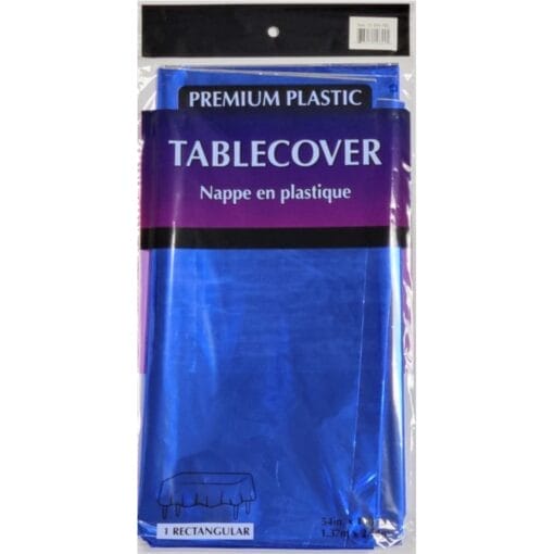 Royal Blue Metallic Table Cover