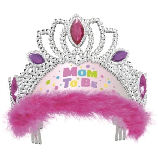 Mom To Be Pink Accent Tiara