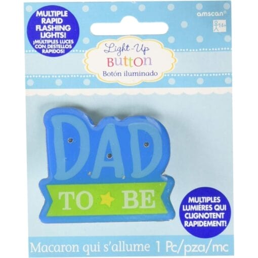 Dad To Be Flashing Button