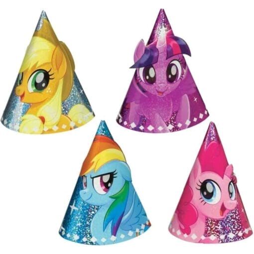 My Little Pony Mini Kids Party Hats 8Ct
