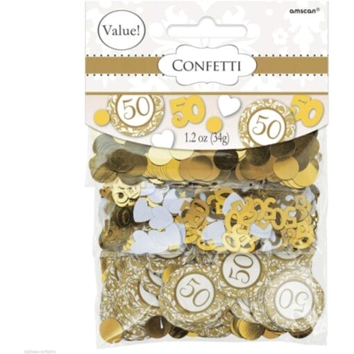 50Th Anniversary Gold Confetti