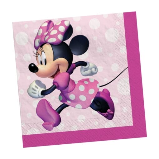 Minnie Mouse Forever Napkins Beverage 16Ct