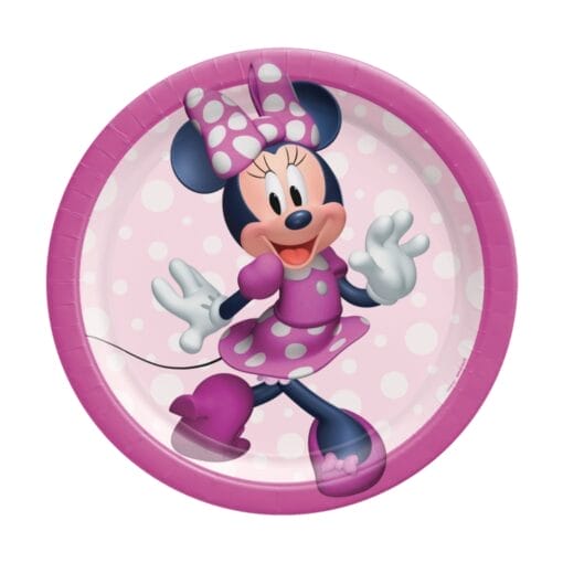 Minnie Mouse Forever Plates 7&Quot; 8Ct
