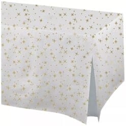 Gold Fitted Vinyl Rectangle Tabe Cover