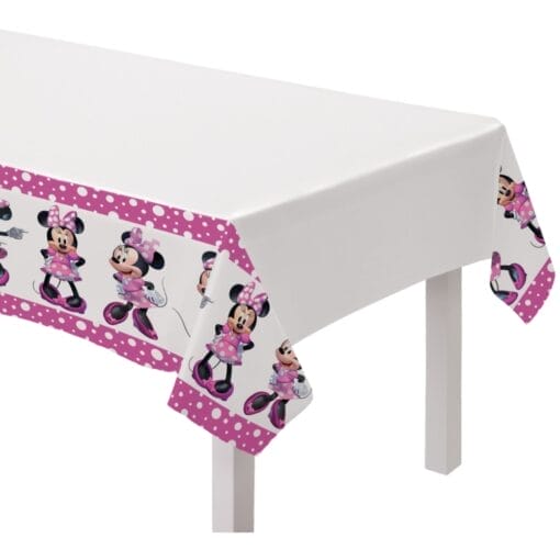 Minnie Mouse Forever Plastic Table Cover 54X96