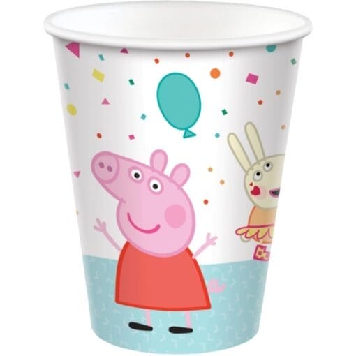 Peppa Pig Confetti Party Cups 9Oz 8Ct