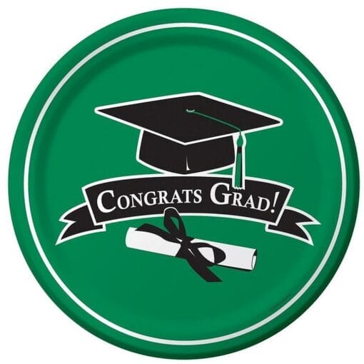 Green Grad Plates 9&Quot; 18Ct