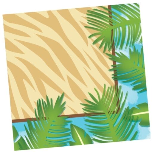 Safari Adventure Napkins Beverage 16Ct