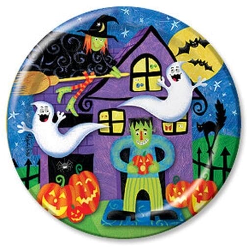 Haunted Eve Plates Paper 7&Quot; 8Ct