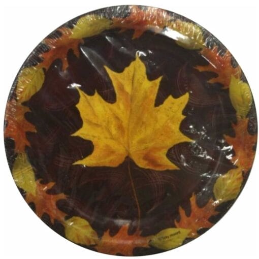 Autumn Winds Plates Paper 7&Quot; 8Ct