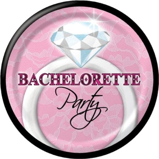 Sassy/Sweet Bachelorette Plates 7&Quot; 8Ct